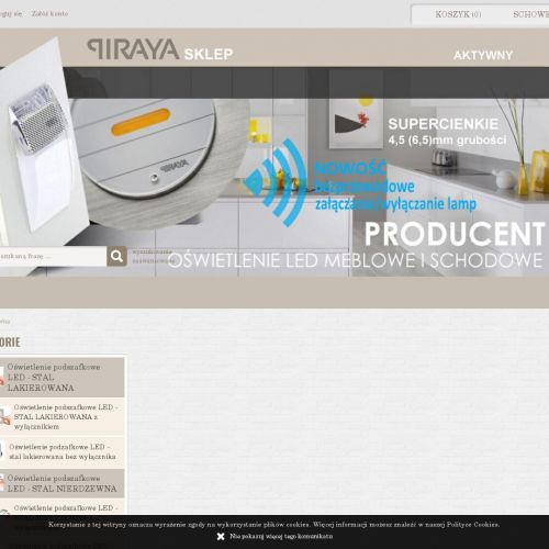 Lampki pod meble kuchenne