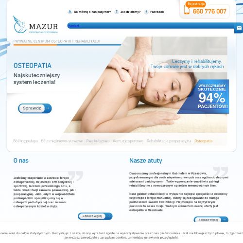 Rzeszów - rehabilitacja kręgosłupa