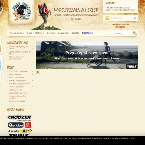 Hamaczek do przyczepki rowerowej thule croozer qeridoo