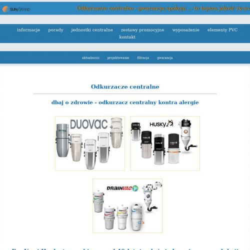 Odkurzacz centralny instalacja łódź - Sieradz