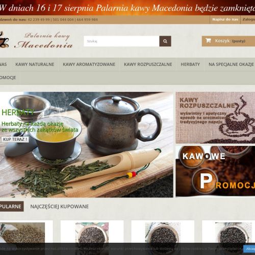 Kawa ziarnista aromatyzowana - łódź