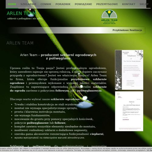 Warszawa - szklarnia foliowa