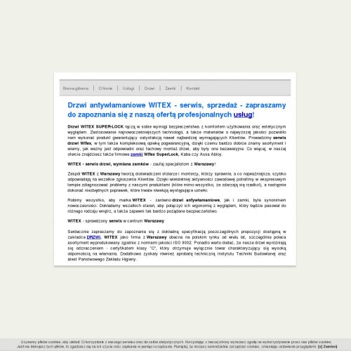 Witex wymiana wkładek