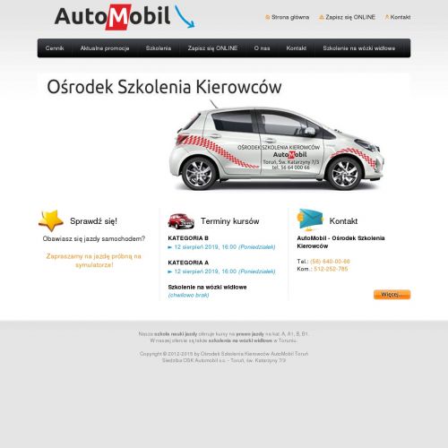 Nauka jazdy w Toruniu