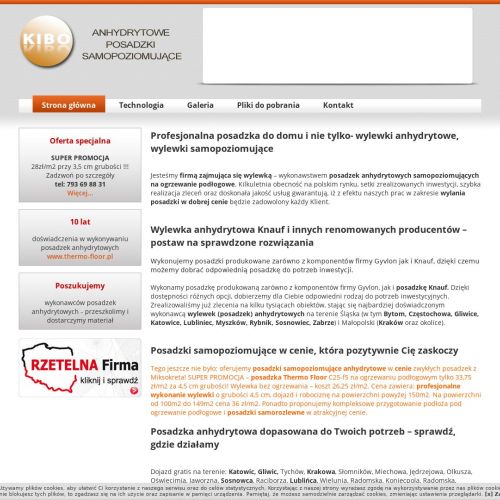 Rybnik - posadzka anhydrytowa