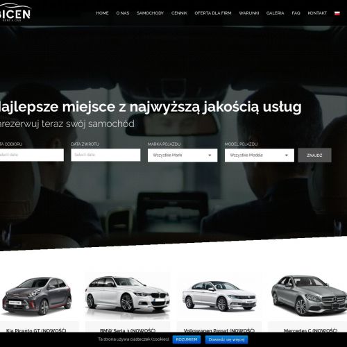 Samochody na wynajem w Warszawie