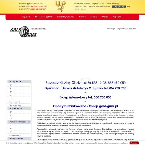 Olsztyn - opony zimowe 14