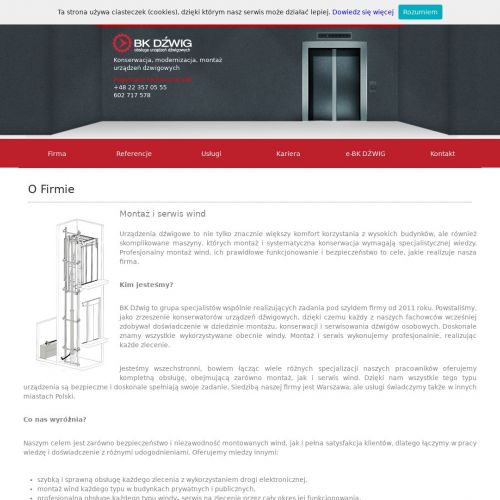 Konserwacja dźwigów w Olsztynie