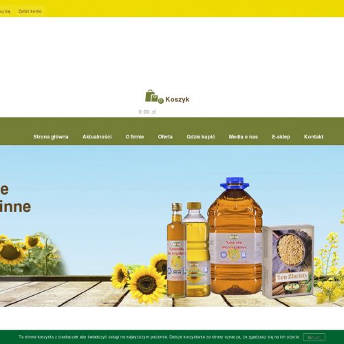 Olej rzepakowy tłoczony na zimno nierafinowany - świecie