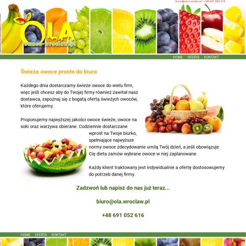 Hurtownia owoców i warzyw w Wrocławiu