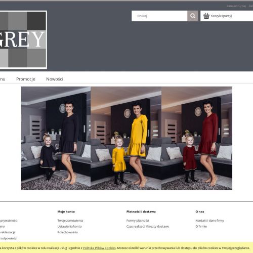 Czerwona sukienka dziewczęca z falbaną