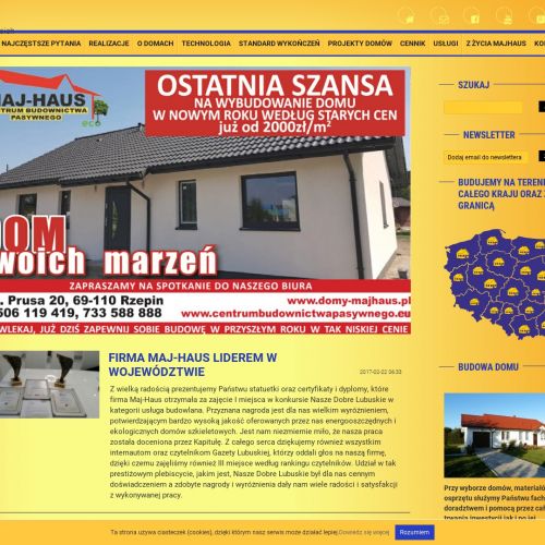 Gorzów Wielkopolski - projekty domów jednorodzinnych lubuskie