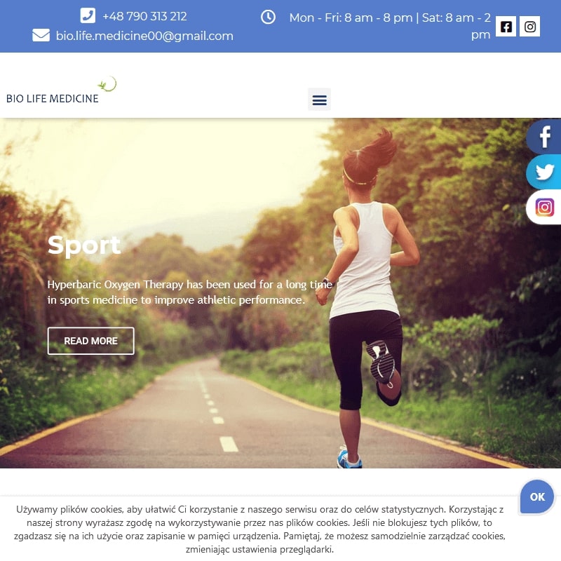 Komora hiperbaryczna nowotwory w Nowym Sączu