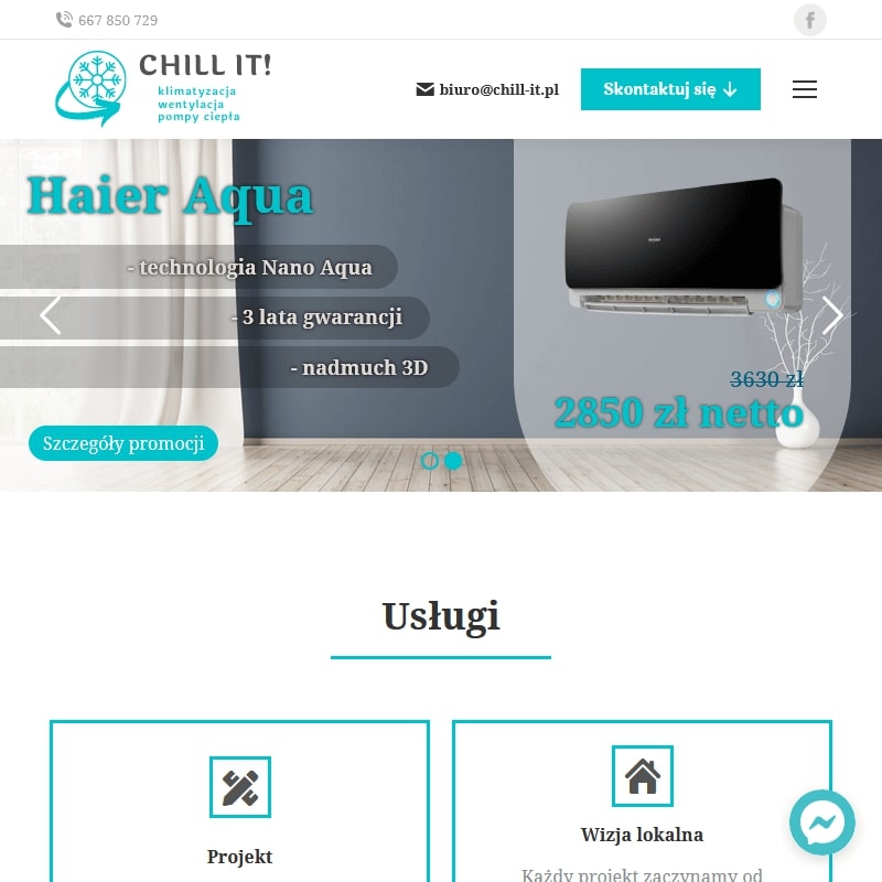 Montaż klimatyzacji w mieszkaniu w Warszawie