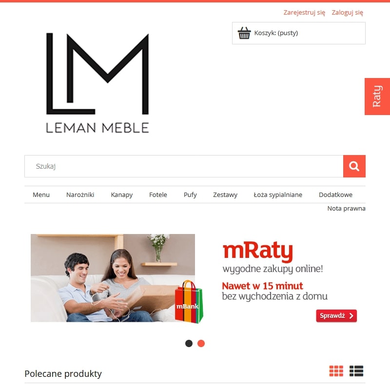 Zestawy mebli salonowych