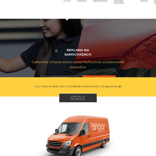 Oklejanie tirów - Stargard