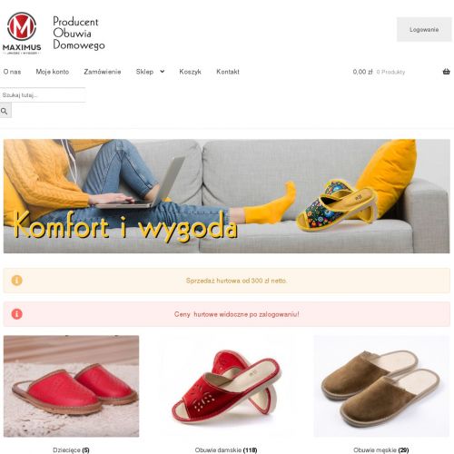 Modne pantofle damskie
