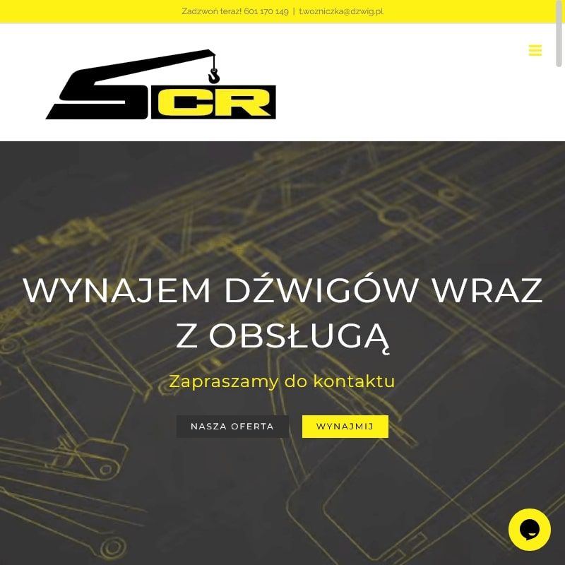 Bytom - mobilne żurawie wieżowe