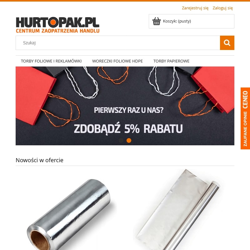Torebki papierowe małe - Piła