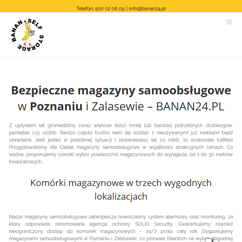 Wynajem magazynu w Poznaniu