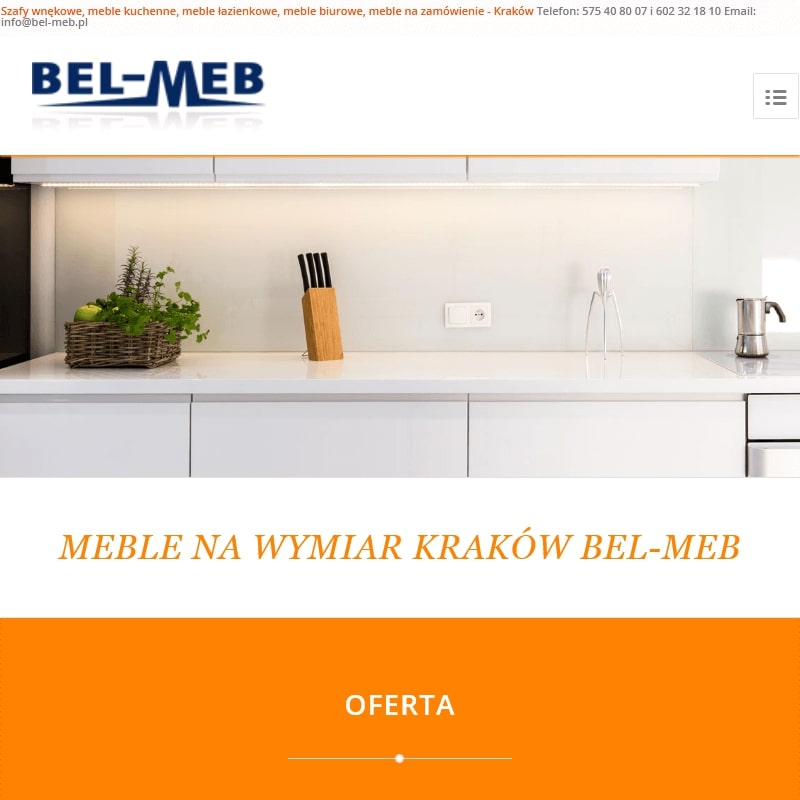 Szafy przesuwne na wymiar - Kraków