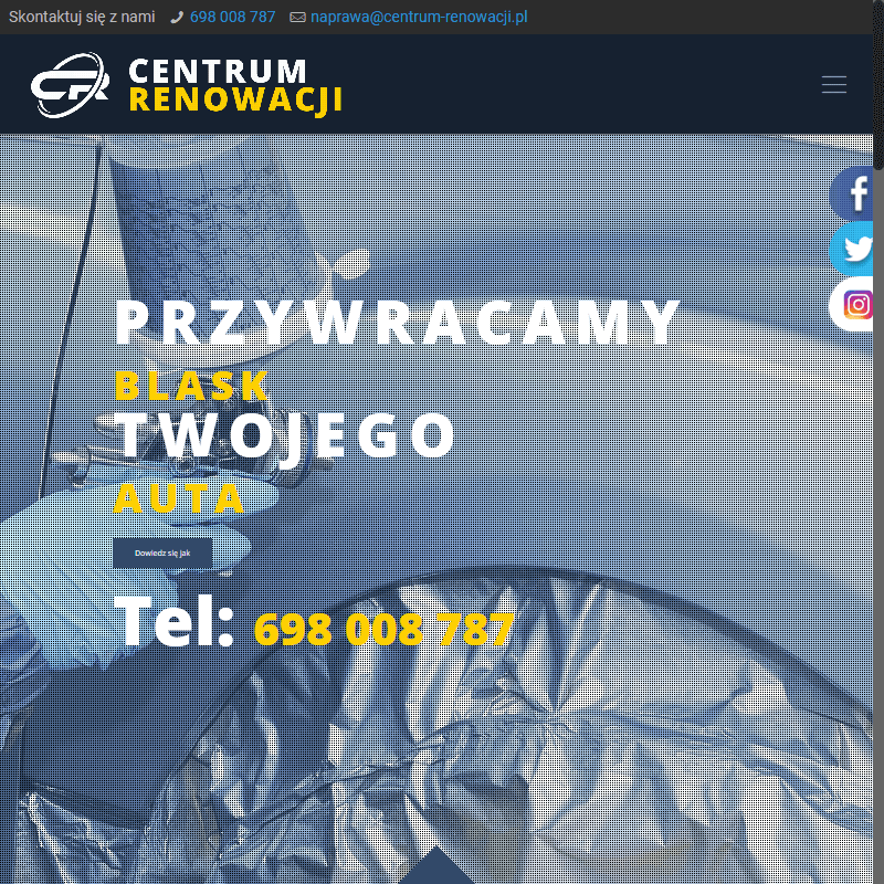 Lakierowanie elementu samochodu - Radom