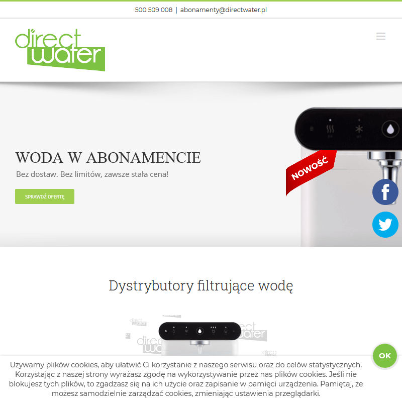 Domowy dystrybutor wody gazowanej