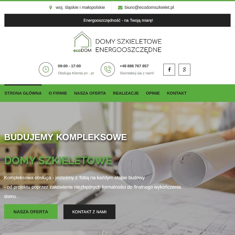 Domy szkieletowe stan surowy w Częstochowie