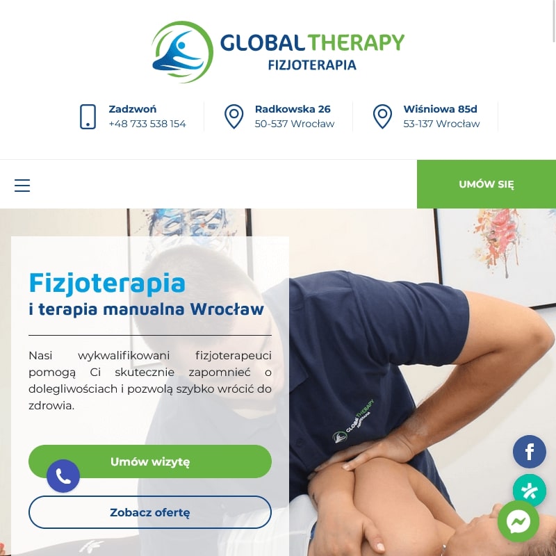 Terapia manualna kręgosłupa w Wrocławiu