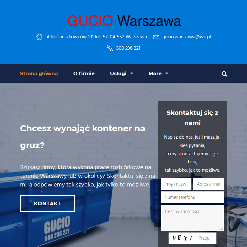 Kontenery na gruz