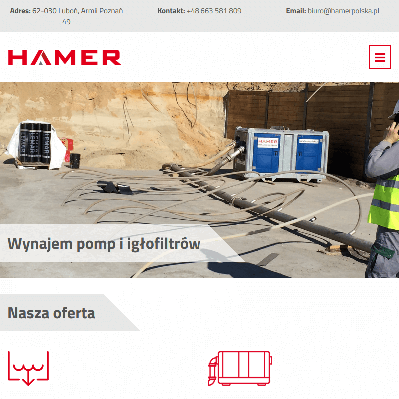 Agregaty igłofiltrowe wynajem - Poznań