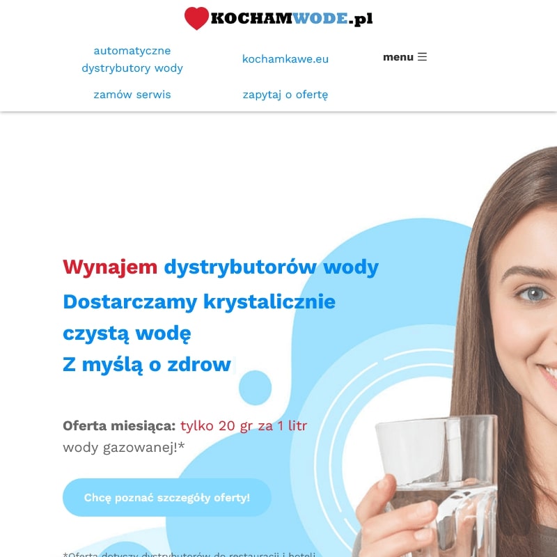 Dystrybutory do wody Warszawa