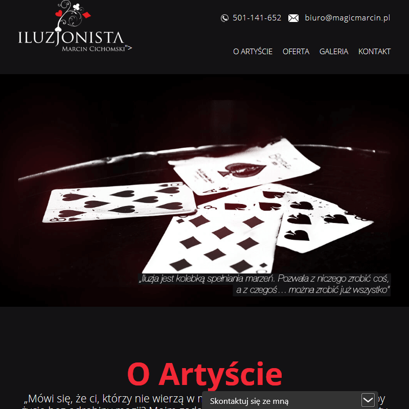 Iluzjonista pokaz