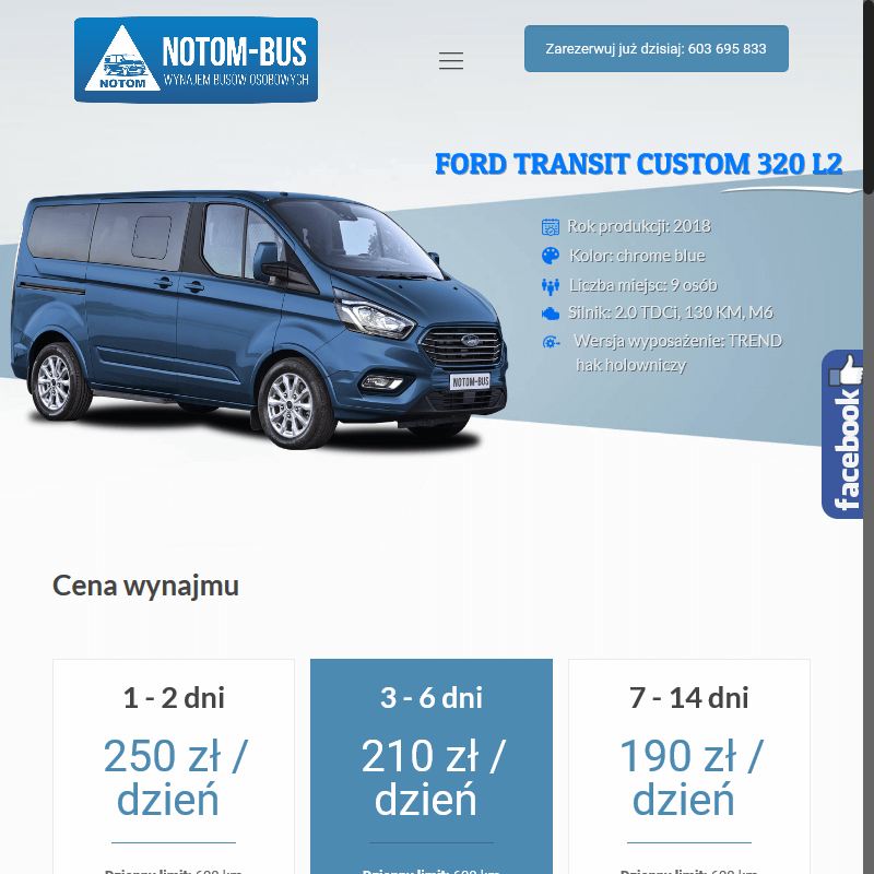 Wypożyczenie busa śrem