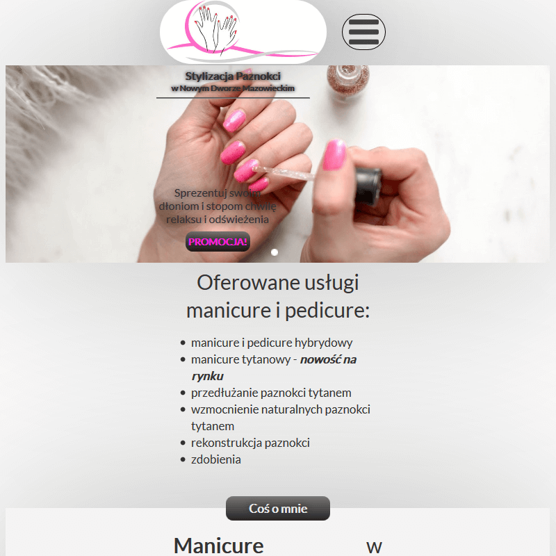 Salon pedicure nowy dwór mazowiecki