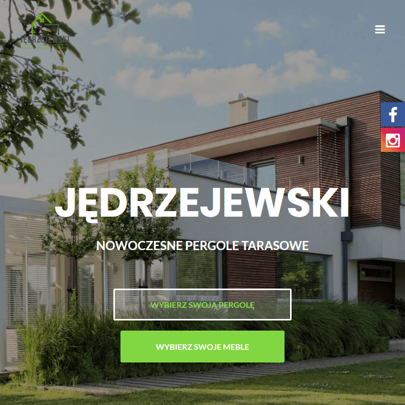 Nowoczesna pergola ogrodowa w Poznaniu