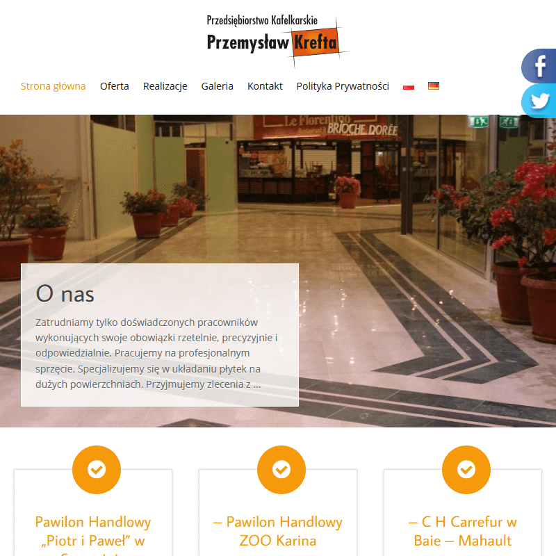 Układanie dużych płytek - Gdańsk