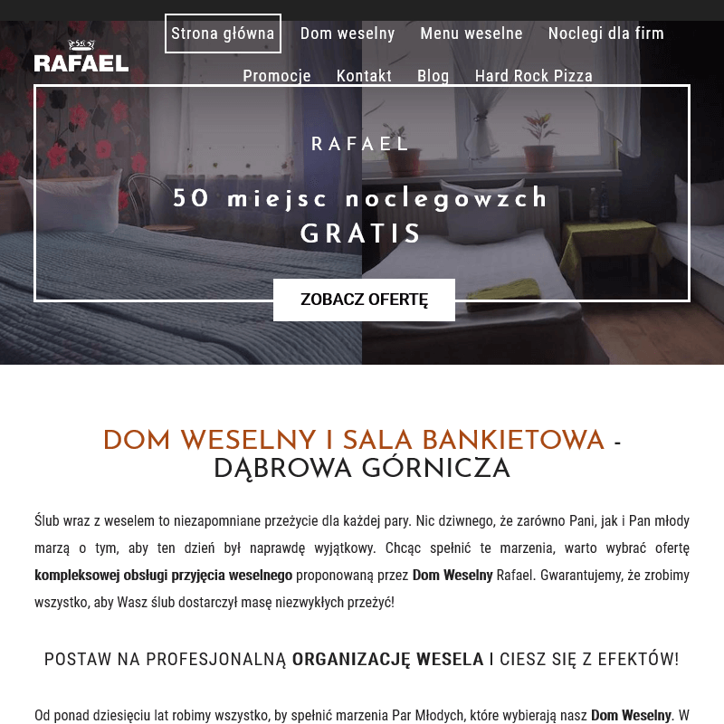 Kompleksowa obsługa przyjecia weselnego - Sosnowiec