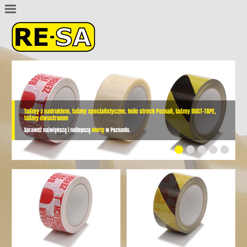 Dostawca taśm z nadrukiem - Poznań