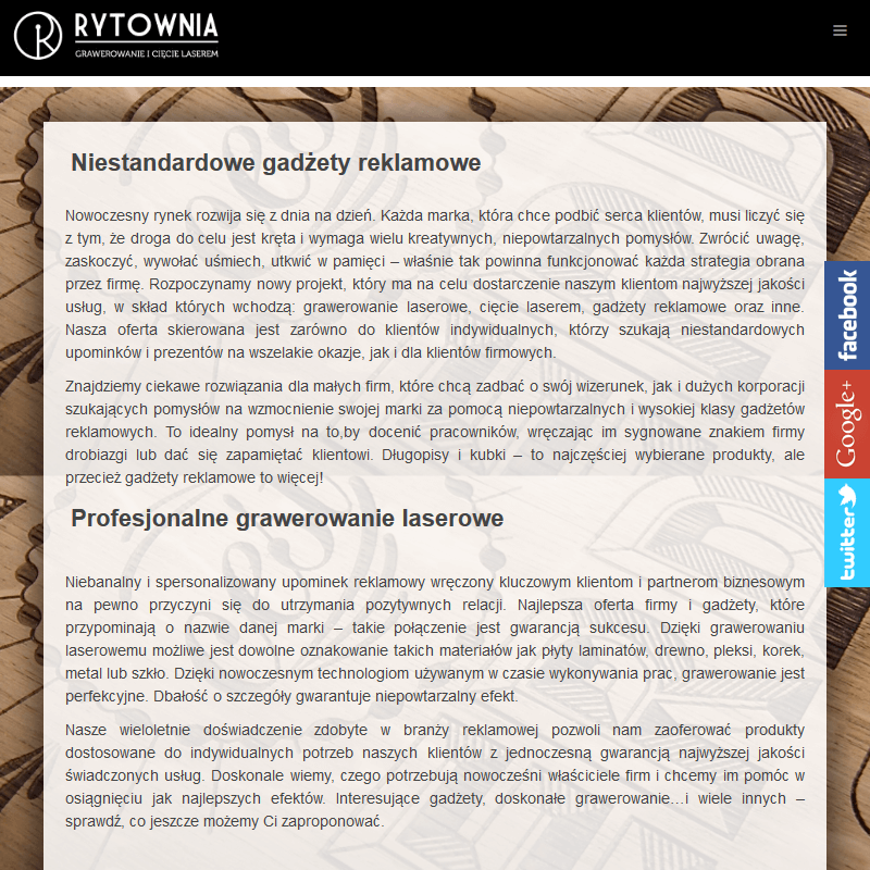 Grawer laserowy w Chorzowie