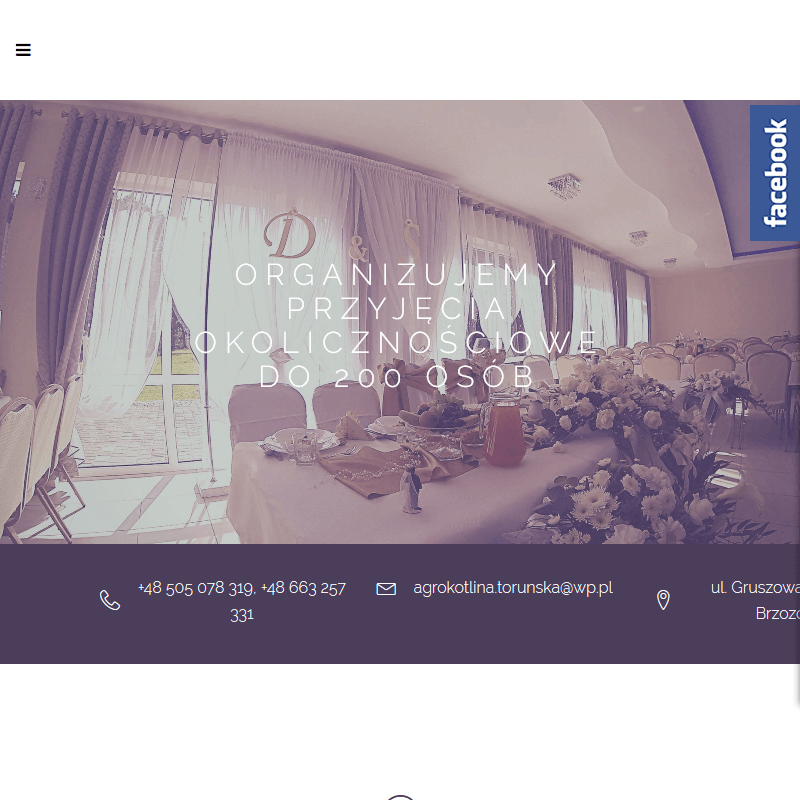 Sala bankietowa - Toruń