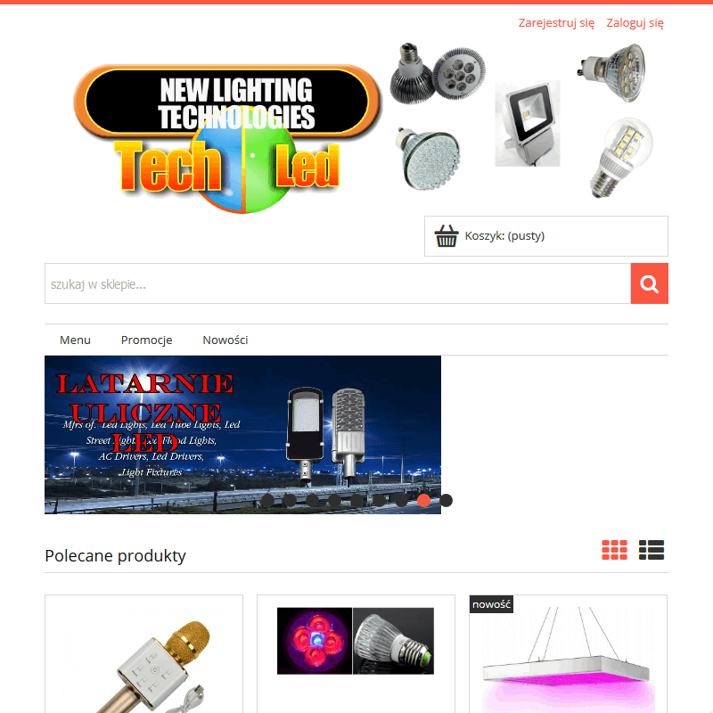 Warszawa - lampki led