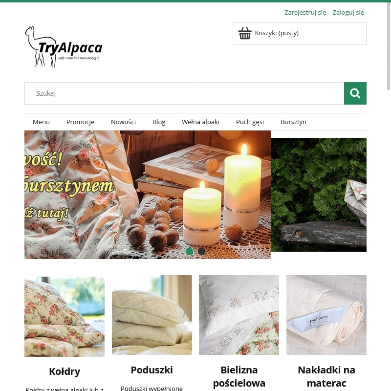 Kołdra z alpaki 200x220